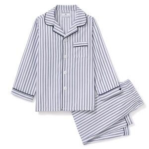 Petite Plume Kids Navy Stripe Button-Front Pajama Set NWT Size 12